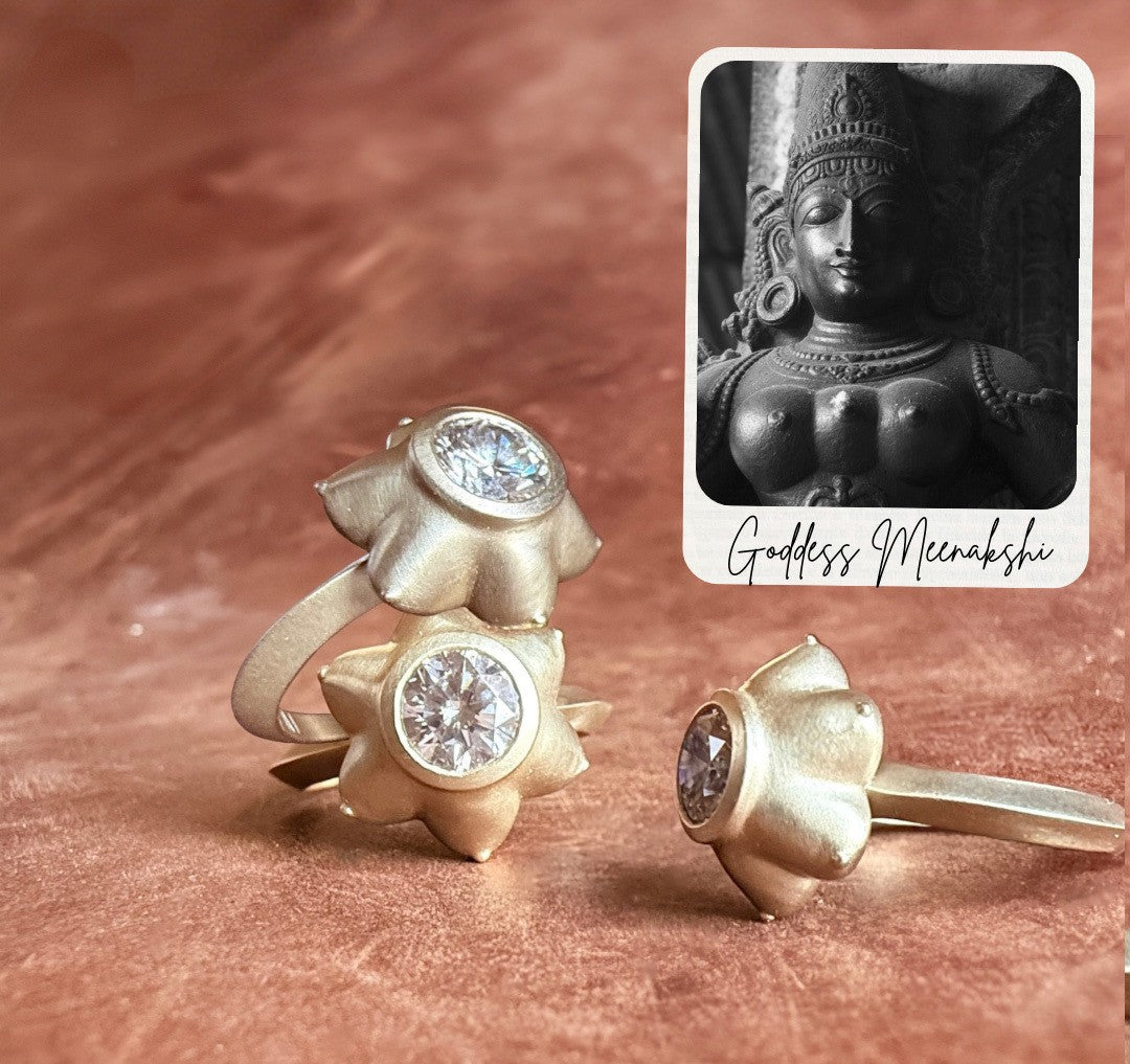 Goddess Meenakshi Ring