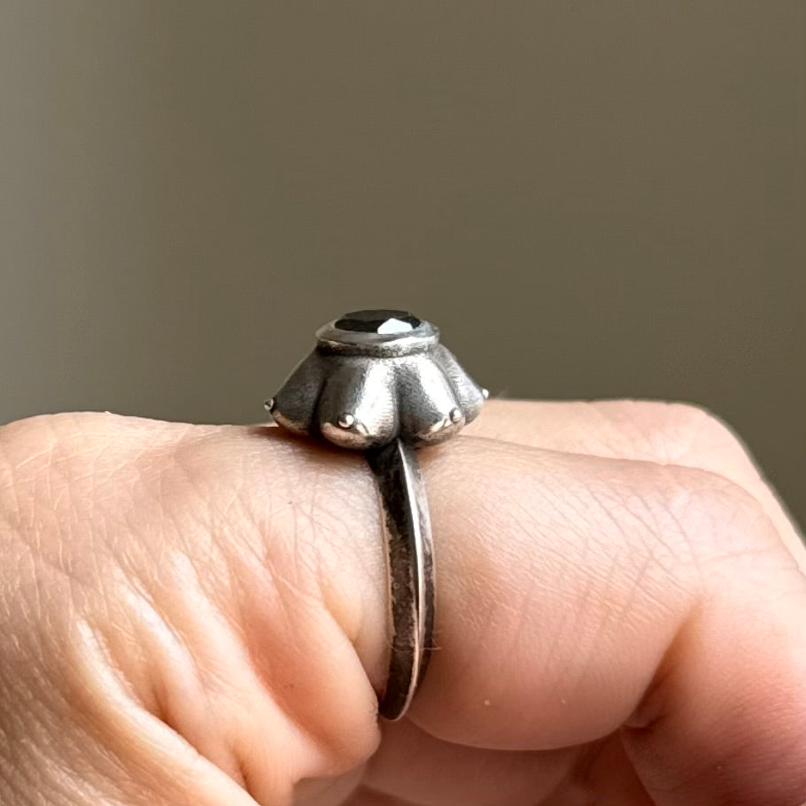 Antiqued Goddess Meenakshi Ring