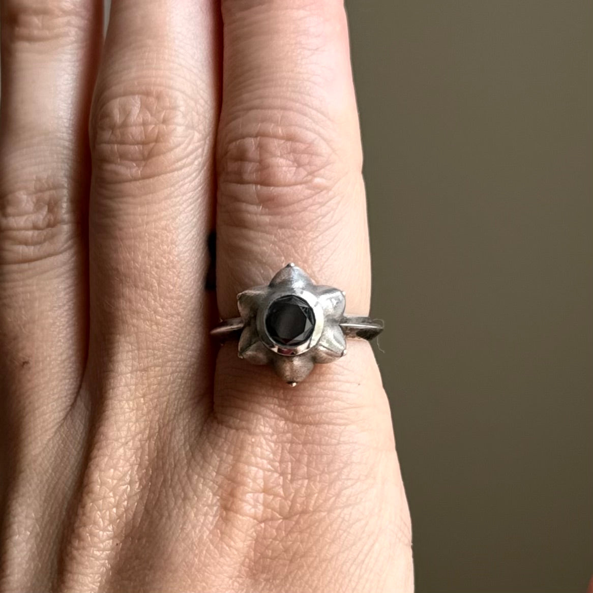 Antiqued Goddess Meenakshi Ring