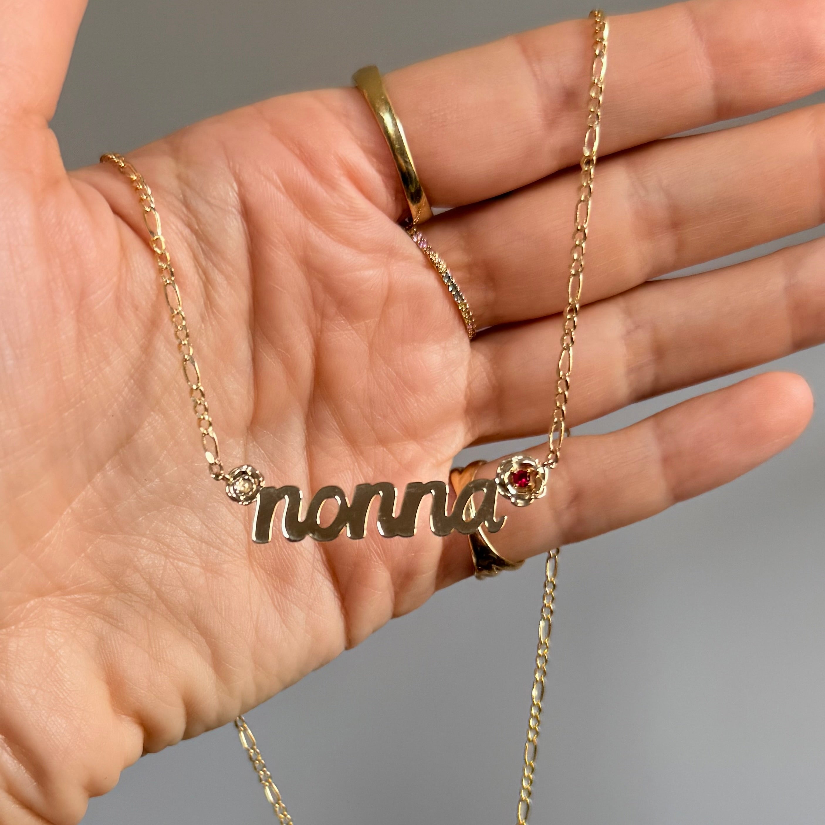 'Nonna' Italian Grandmother Necklace
