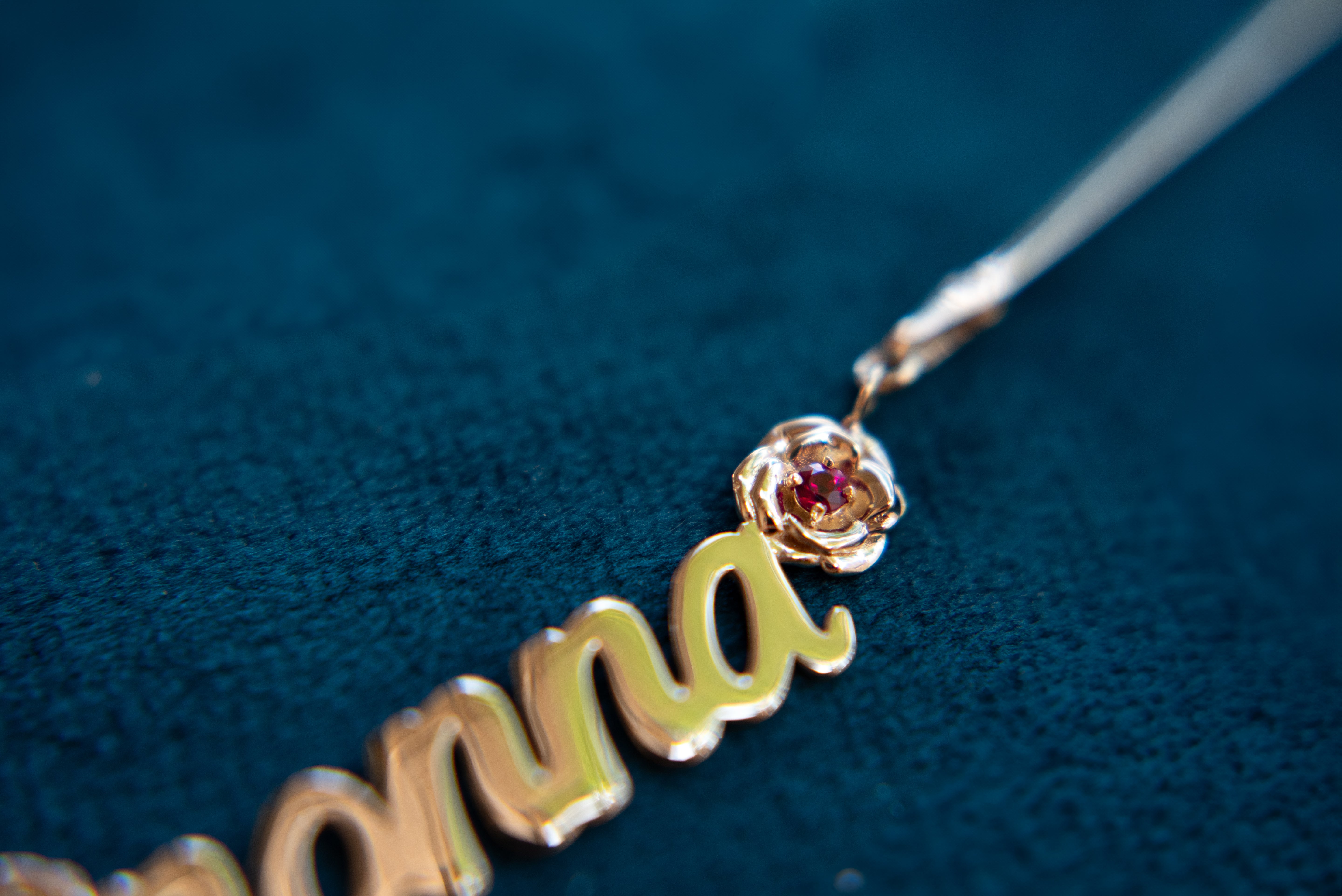 'Nonna' Italian Grandma Nameplate Necklace
