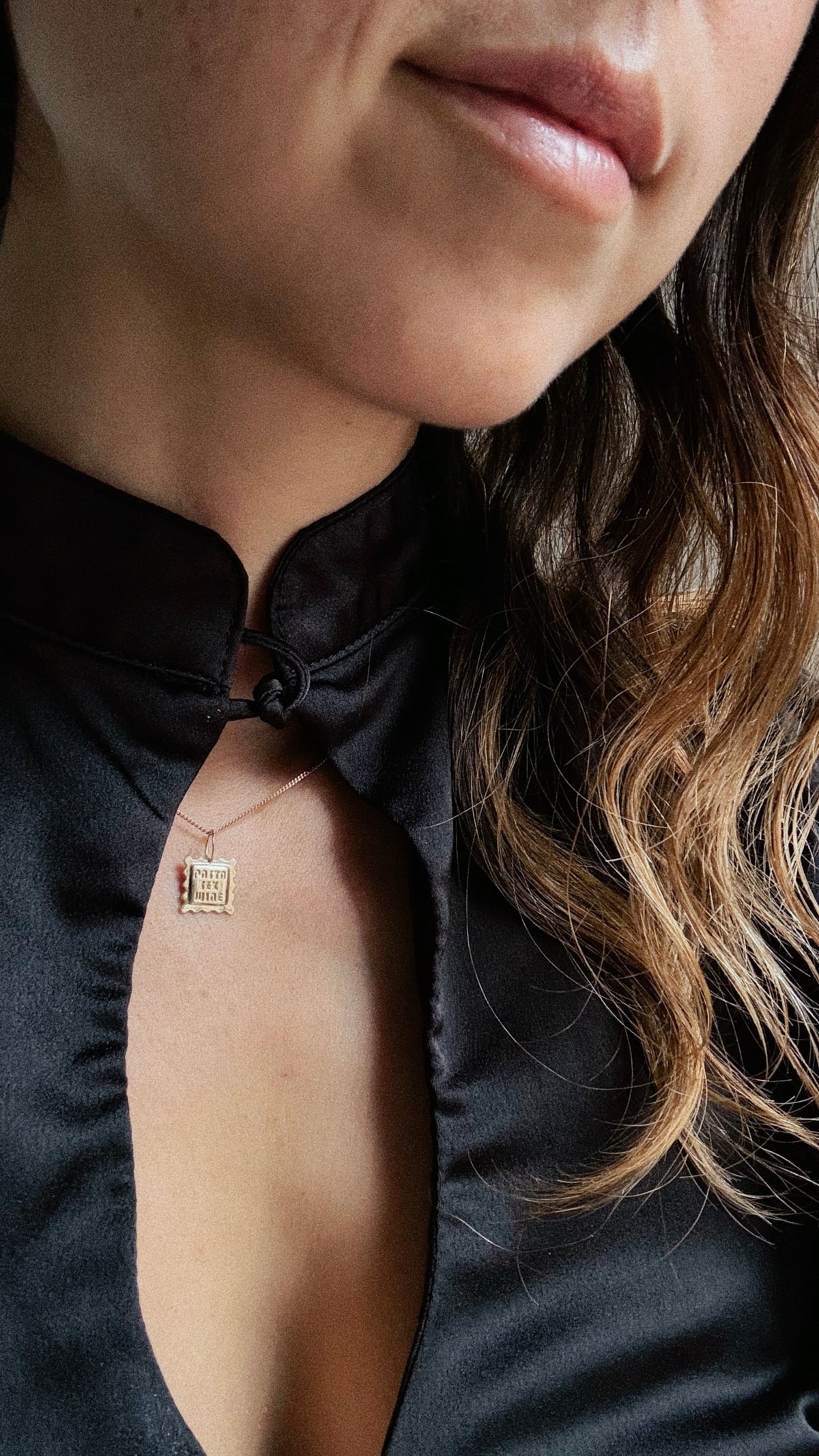 PASTA SEX WINE - Ravioli 14k Gold Charm
